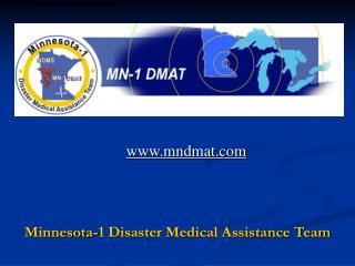 Minnesota-1 Disaster Medical Assistance Team