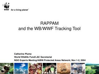 RAPPAM and the WB/WWF Tracking Tool