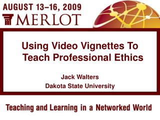 Jack Walters Dakota State University
