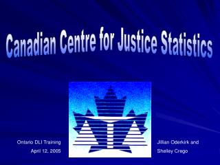 Canadian Centre for Justice Statistics