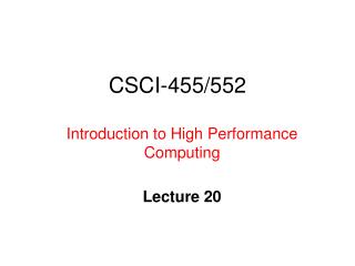 CSCI-455/552