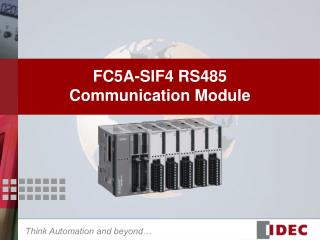 FC5A-SIF4 RS485 Communication Module