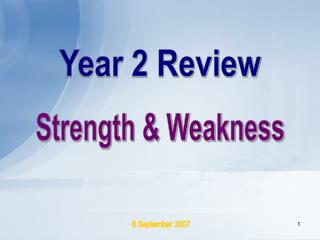 Year 2 Review
