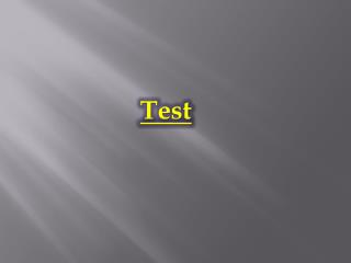 Test