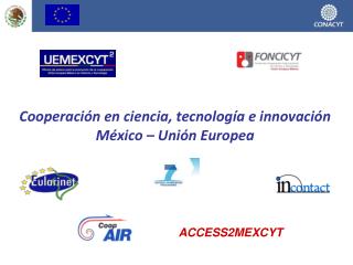 Cooperación en ciencia, tecnología e innovación México – Unión Europea