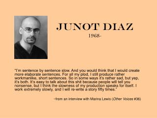 Junot Diaz 1968-