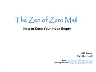 How to Keep Your Inbox Empty