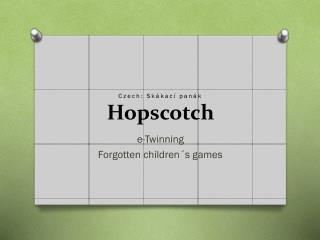 Czech: Skákací panák Hopscotch