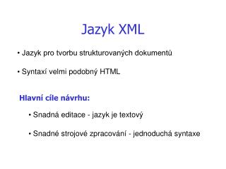 Jazyk XML