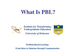 What Is PBL?