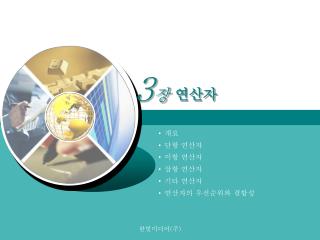 개요 단항 연산자 이항 연산자 삼항 연산자 기타 연산자 연산자의 우선순위와 결합성