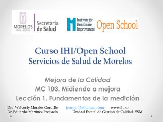 Curso IHI/Open School Servicios de Salud de Morelos