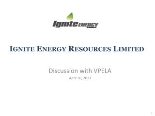 Ignite Energy Resources Limited