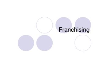 Franchising