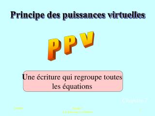 Principe des puissances virtuelles