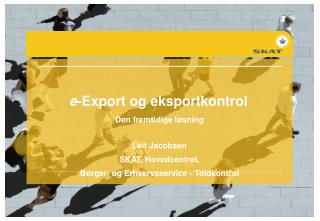 e -Export og eksportkontrol