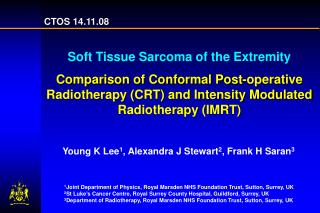 CTOS 14.11.08 Soft Tissue Sarcoma of the Extremity