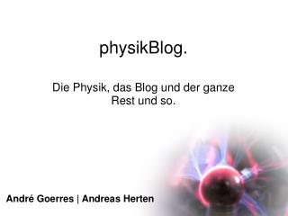 physikBlog.
