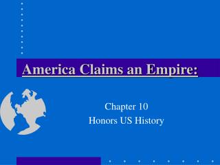 America Claims an Empire:
