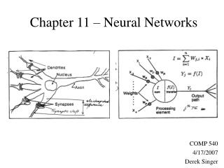 Chapter 11 – Neural Networks