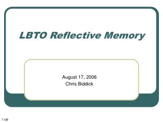 LBTO Reflective Memory