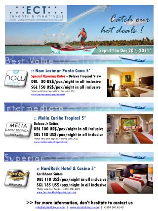 :: Now Larimar Punta Cana 5* Special Opening Rates - Deluxe Tropical View
