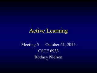 Active Learning