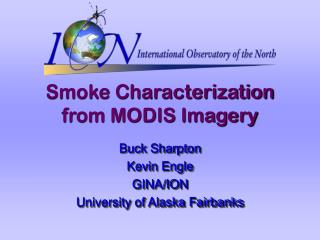 Smoke Characterization from MODIS Imagery