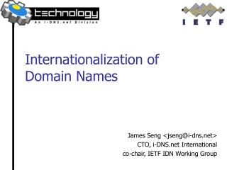 Internationalization of Domain Names