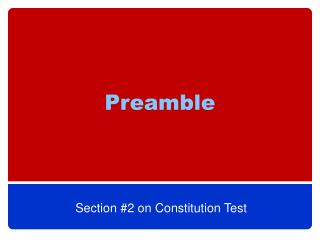 Preamble