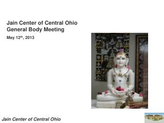 Jain Center of Central Ohio General Body Meeting