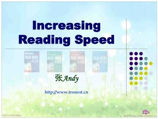 Increasing Reading Speed