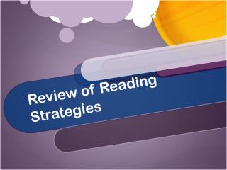 Review of Reading Strategies