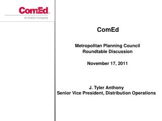 Metropolitan Planning Council Roundtable Discussion November 17, 2011