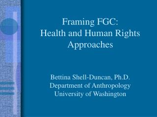 What are the ramifications of framing FGC as a human rights violation?