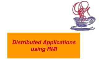 Distributed Applications using RMI