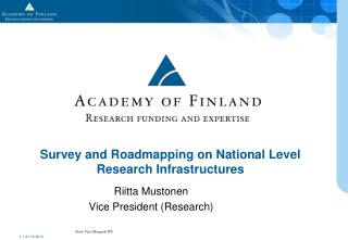Survey and Roadmapping on National Level Research Infrastructures