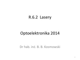 R.6.2 Lasery Optoelektronika 2014