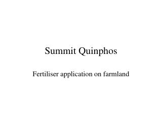 Summit Quinphos