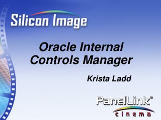 Oracle Internal Controls Manager
