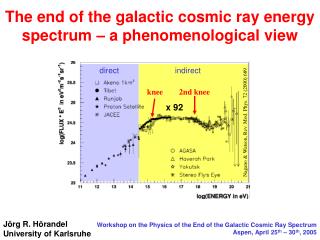 The end of the galactic cosmic ray energy spectrum – a phenomenological view