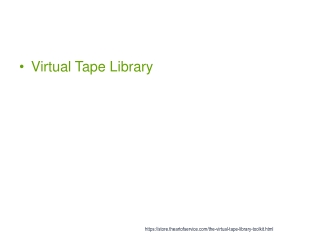 Virtual Tape Library