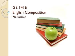GE 1416 English Composition