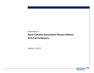 South Carolina Government Finance Officers