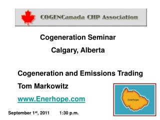 Cogeneration and Emissions Trading Tom Markowitz Enerhope