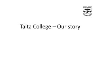 Taita College – Our story
