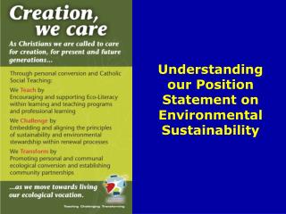 Understanding our Position Statement on Environmental Sustainability