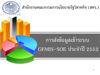 การส่งข้อมูลเข้าระบบ GFMIS-SOE ประจำปี 2552