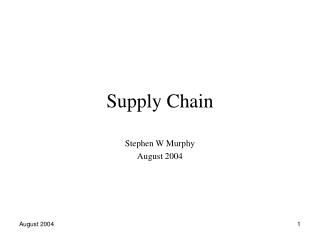 Supply Chain