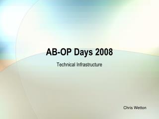 AB-OP Days 2008